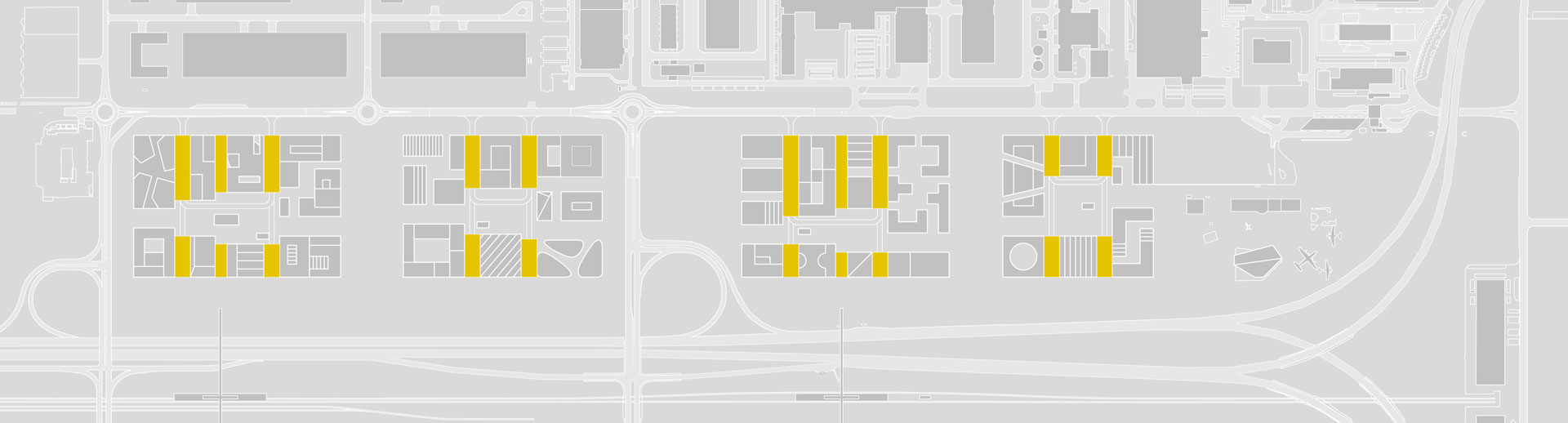 Erschließungsstraßen und Grüne Gassen